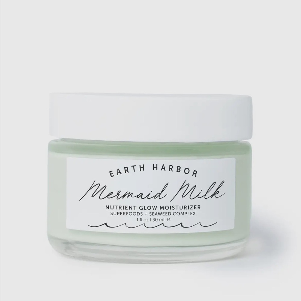 Earth Harbor Mermaid Milk Nutrient Glow Moisturizer - Soft Green